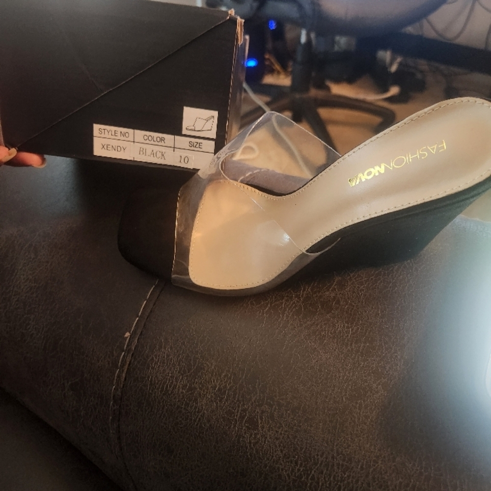 Fashion Nova Black Women's Mules